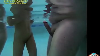 Underwater Cumshot Outdoor Bikini Blowjob 