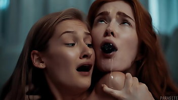 Alien Lesbian Blonde Redhead Masturbation 