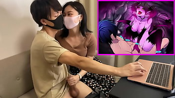 Korean Babe Ass Blowjob Handjob 